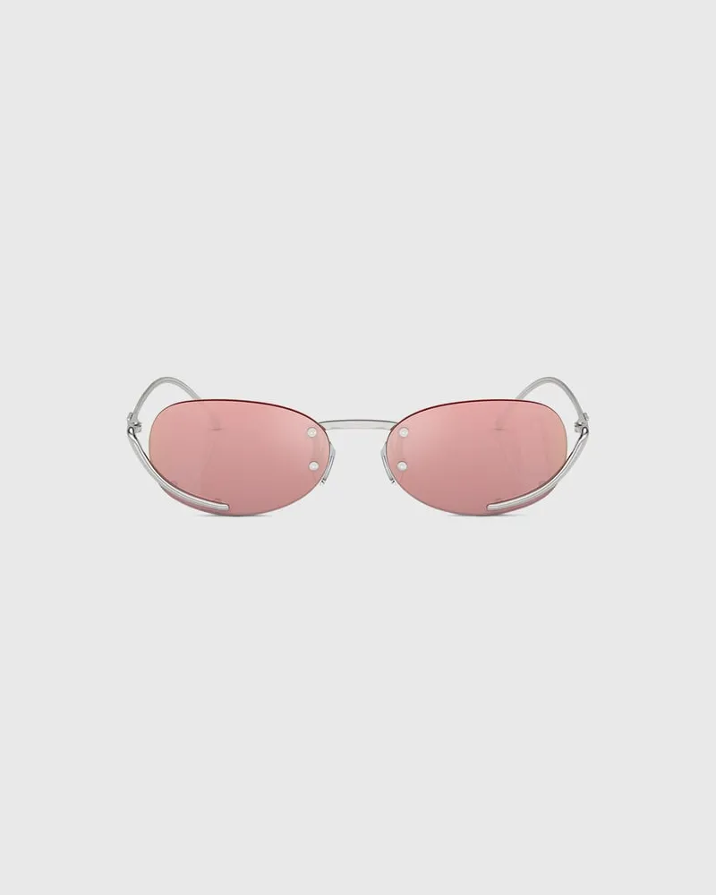 Diesel Ovaler Modell Brille - Sonnenbrille - Unisex - Rosa Rosa