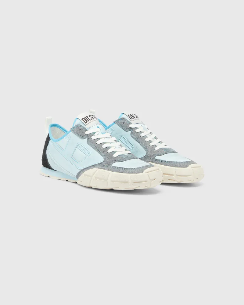 Diesel S-Pagodha - Sneakers aus Leder und Nylon - Sneakers - Herren - Blau Blau