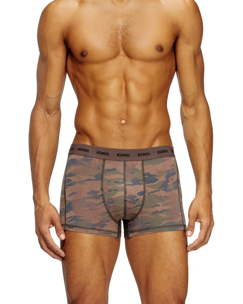 Diesel Einfarbige und Camouflage Retropants im Dreierpack - Boxershorts - Herren - Bunt Bunt