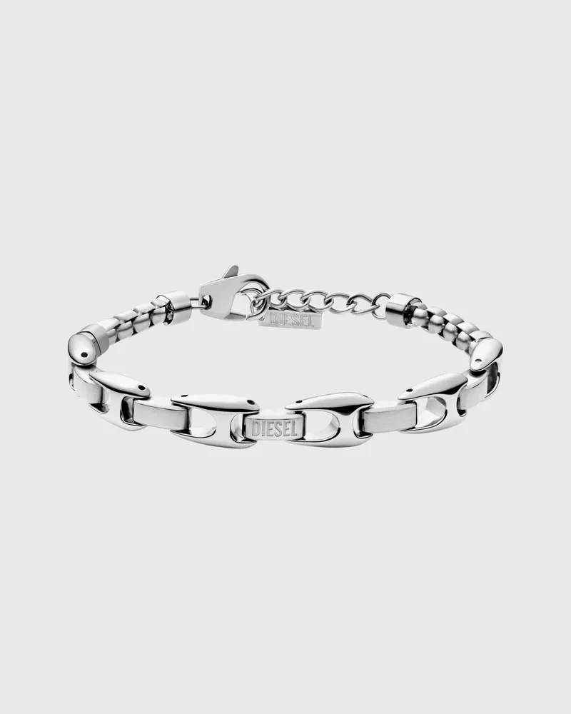Diesel Armband mit Kettendesign aus Edelstahl - Armbänder - Unisex - Silber Silber