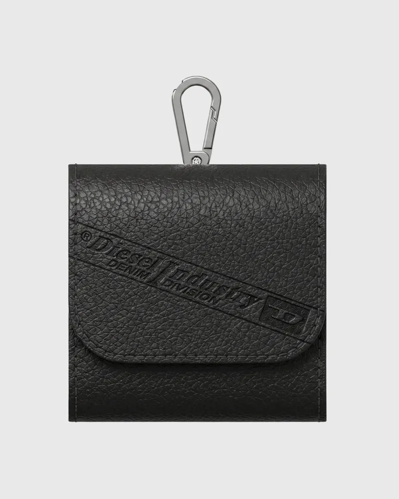 Diesel Flag D Tasche für True-Wireless-Ohrhörer - AirPods-Hüllen - Unisex - Schwarz Schwarz