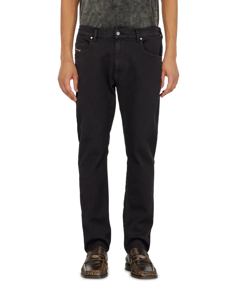 Diesel Regular Regular Waist 2032 D-Krooley-BW Joggjeans, Schwarz/Dunkelgrau, Elastischer Bund Schwarz