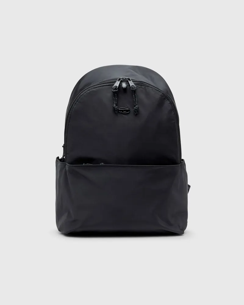 Diesel D-Pack-Rucksack aus Satin-Touch-Stoff - Rucksäcke - Herren - Schwarz Schwarz