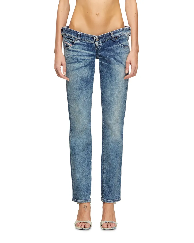 Diesel Regular Jeans - D-Waisty - Jeans - Damen - Blau Blau
