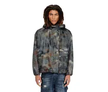 Windbreaker mit abstraktem Print - Jacken - Herren - Bunt