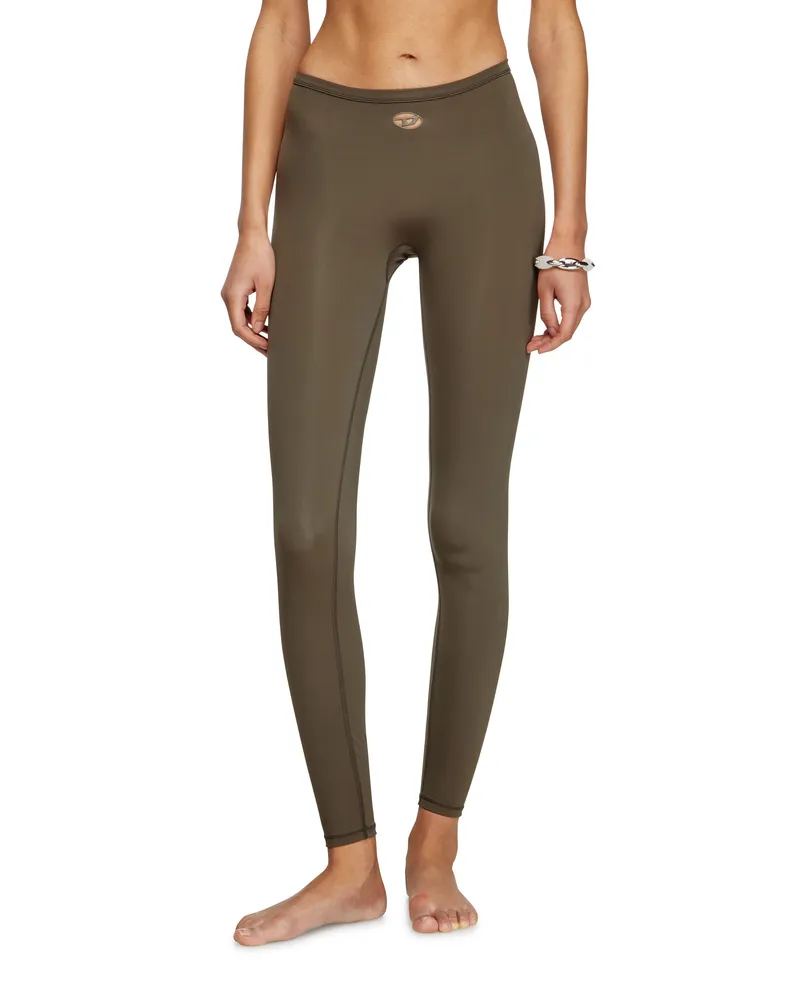 Diesel Leggings aus Stretch-Nylon - Hosen - Damen - Braun Braun