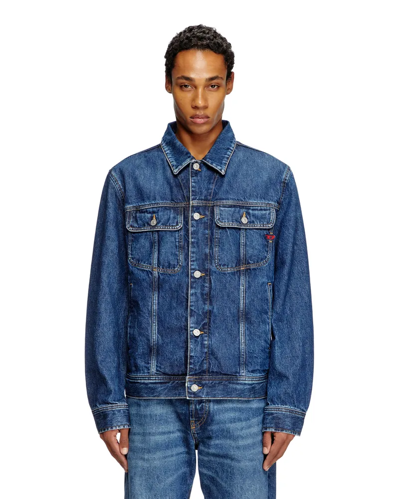 Diesel Regular Fit-Truckerjacke - Denim jacken - Herren - Blau Blau