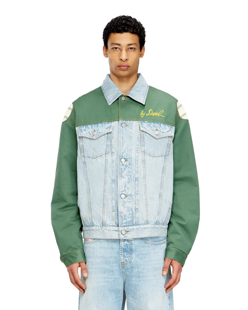 Diesel Jeansjacke mit Baumwoll-Einsatz - Jacken - Unisex - Bunt Bunt