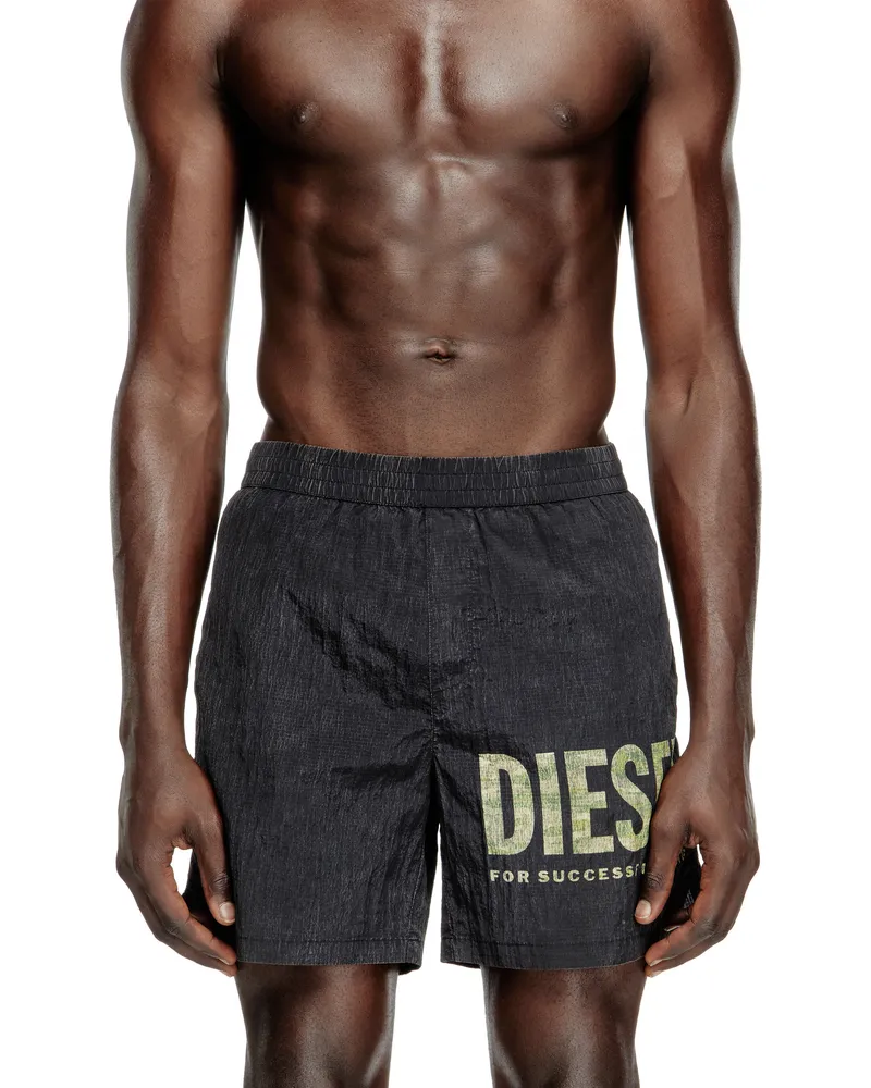 Diesel Mittellange Badeshorts aus Camo-Ripstop - Badeshorts - Herren - Bunt Bunt