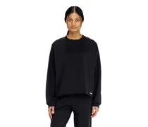 Aufgerautes Sweatshirt mit offener Kante - Oberteile - Damen - Schwarz