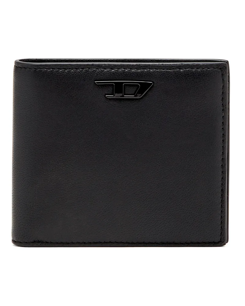 Diesel Bifold-Portemonnaie aus Nappaleder - Kleine Portemonnaies - Herren - Schwarz Schwarz