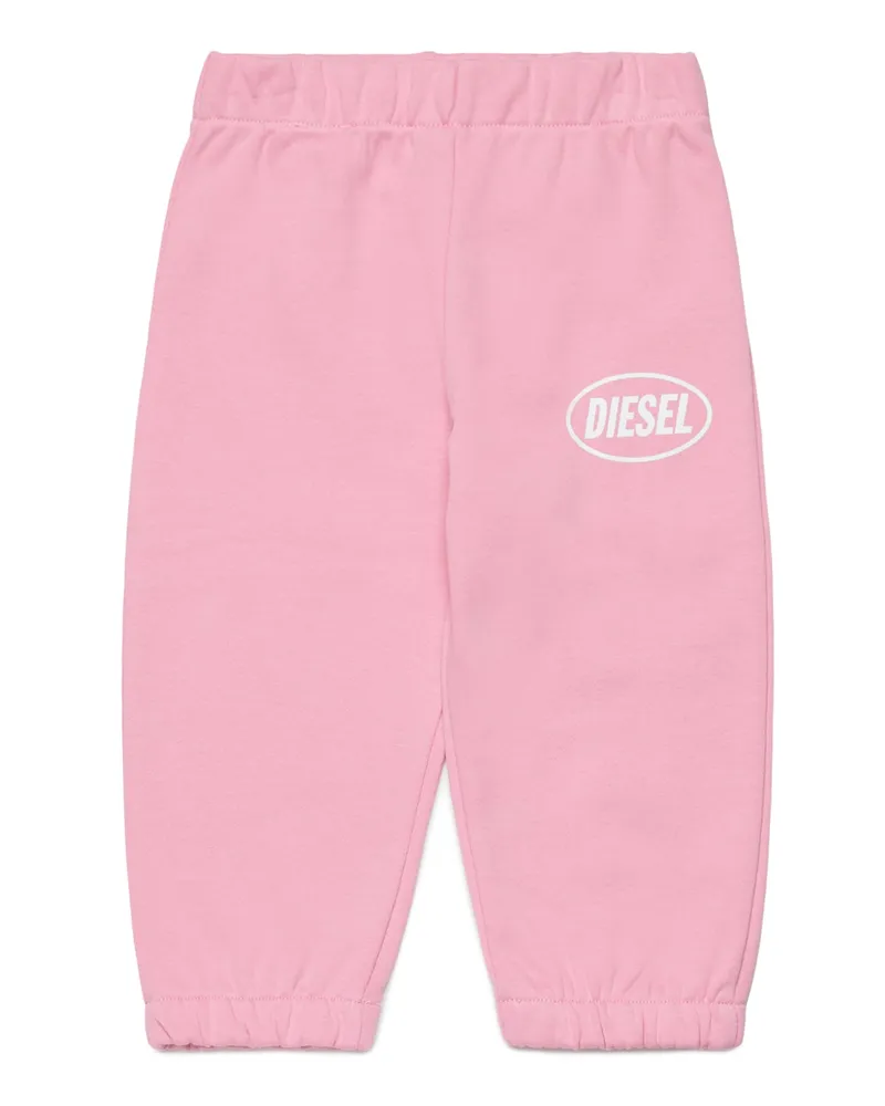 Diesel Sweathose mit Logoprint - Hosen - Unisex - Rosa Rosa