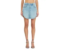 Jeans-Minikleid mit Knopfleiste vorne - Röcke - Damen - Blau