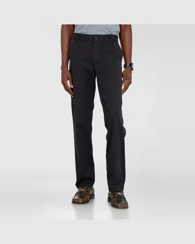 Diesel Baumwollhose mit Nutzschlaufe - Hosen - Herren - Schwarz Schwarz