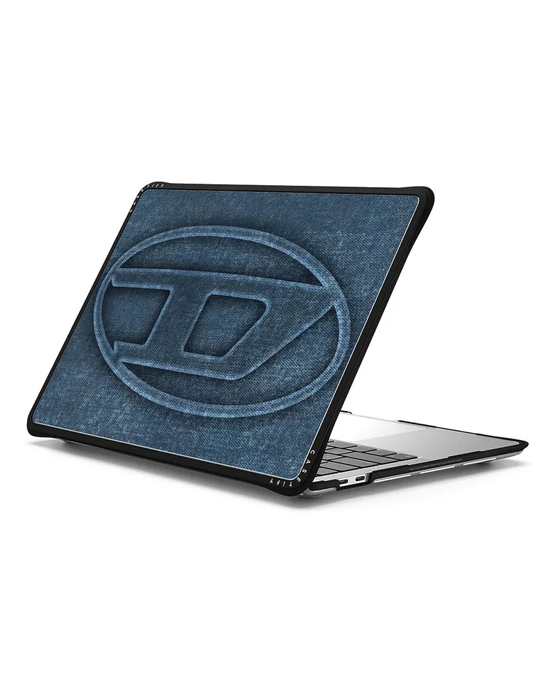 Diesel Oval D impact Hülle für MacBook 13" - Laptop- und Tablet-Hülle - Unisex - Blau Blau