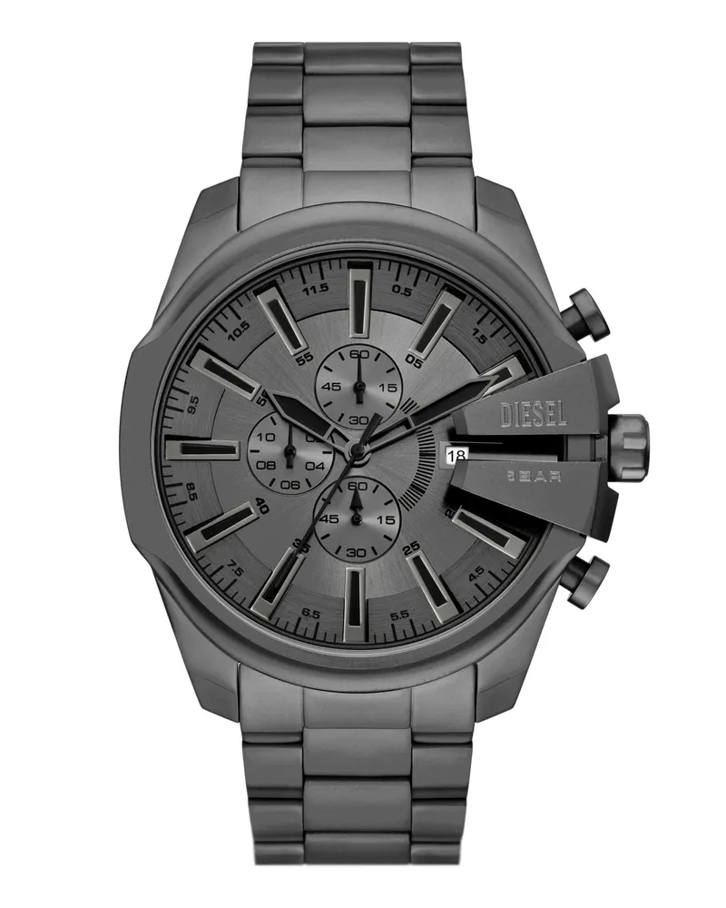 Diesel Mega Chief Slim Armbanduhr aus Edelstahl - Uhren - Herren - Grau Grau