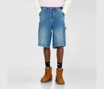 Utility-Jeansshorts im Utility-Stil - Denim Kurze Hose - Herren - Blau