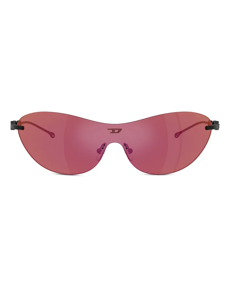 Diesel Ovale Sonnenbrille - Sonnenbrille - Unisex - Violett Violett