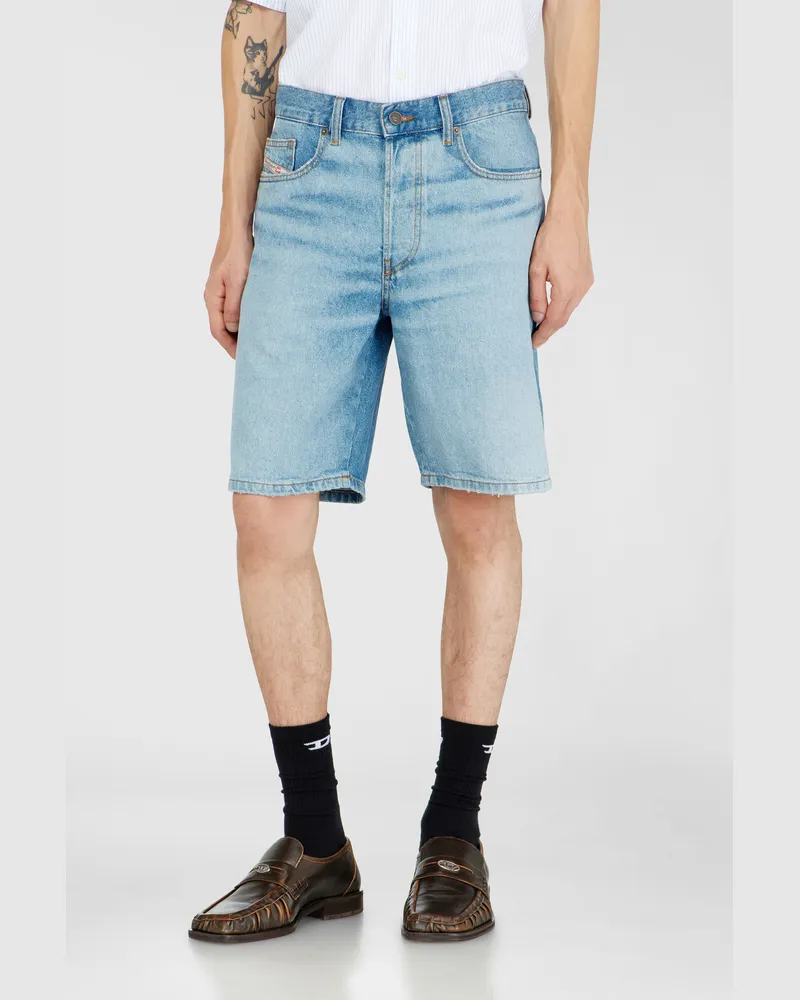 Diesel Shorts aus Denim - Denim Kurze Hose - Herren - Blau Blau