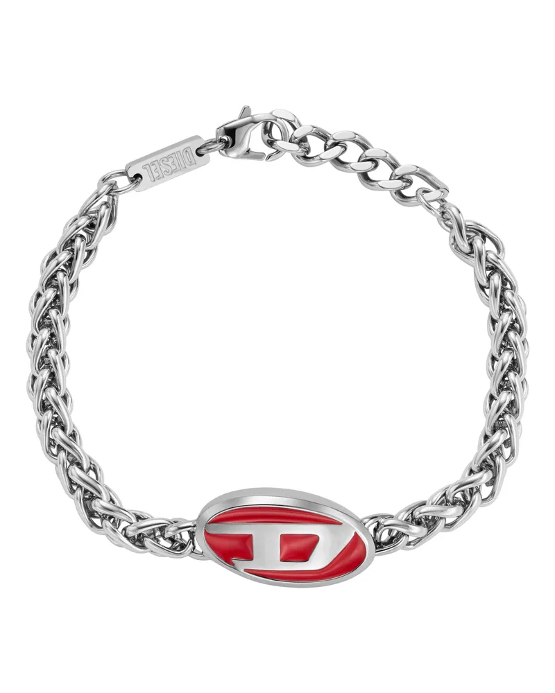 Diesel Kettenarmband aus Edelstahl - Armbänder - Unisex - Silber Silber