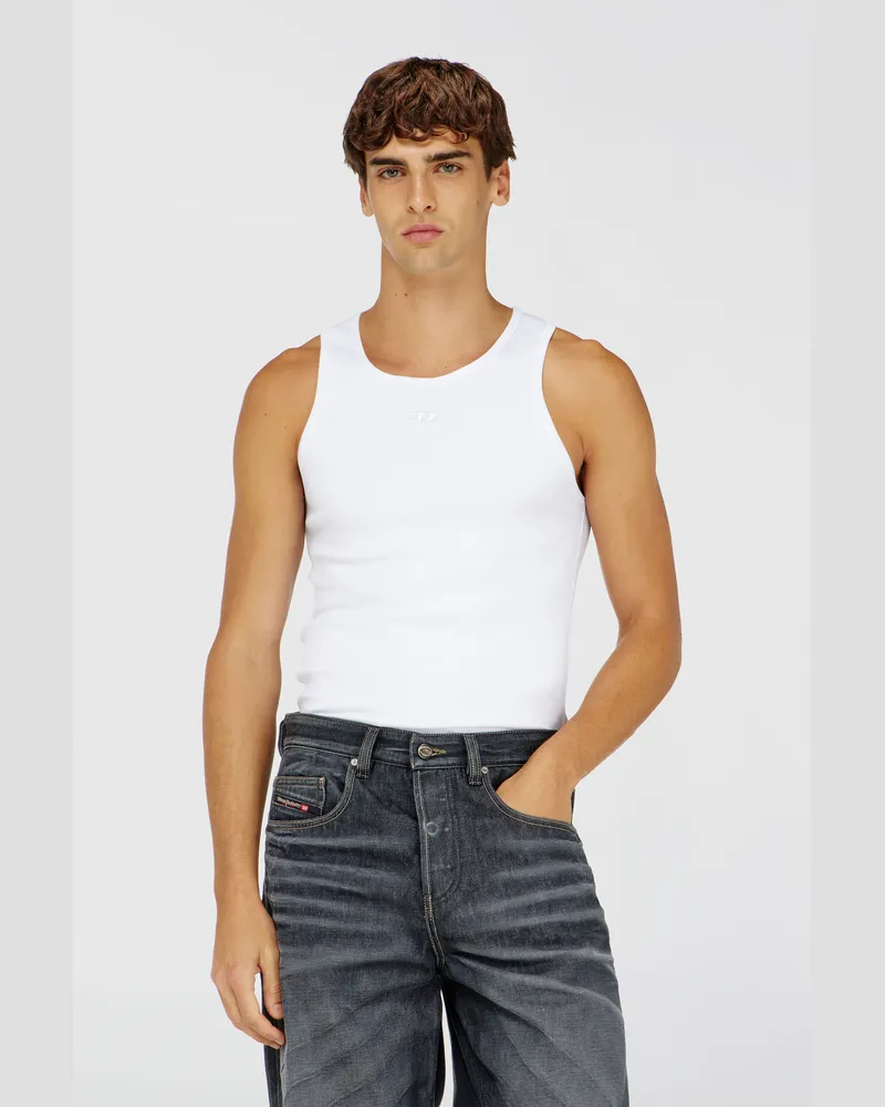 Diesel T-Shirts - Herren - Weiss Weiss