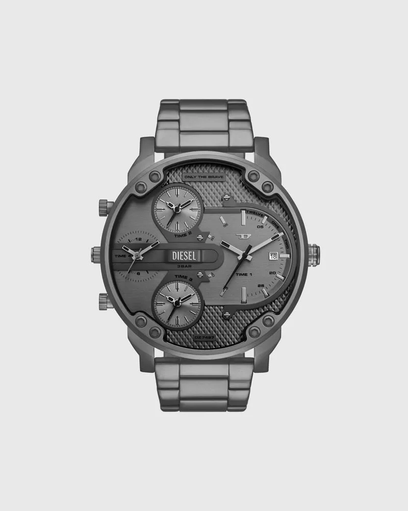 Diesel Mr. Daddy Slim Armbanduhr mit mehreren Uhrwerken - Uhren - Herren - Grau Grau