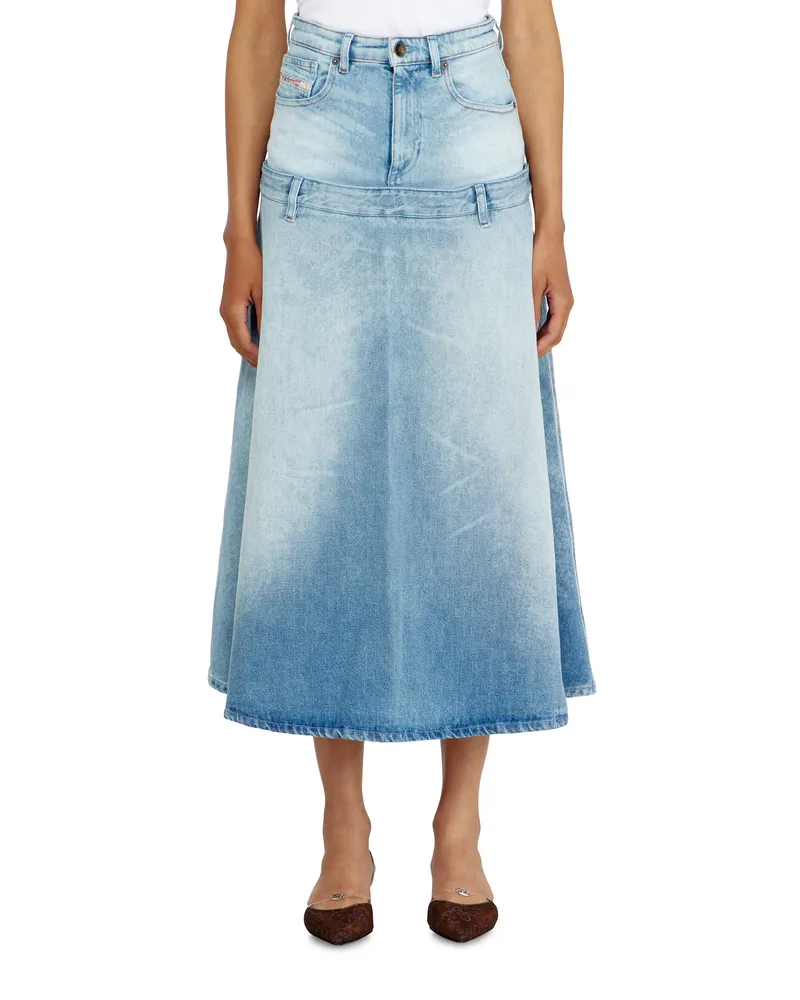 Diesel Jeansrock mit Lagen-Design - Röcke - Damen - Blau Blau