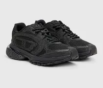 S-Pro-V-Dense - Mesh-Sneaker mit Kristallen - Sneakers - Damen - Schwarz