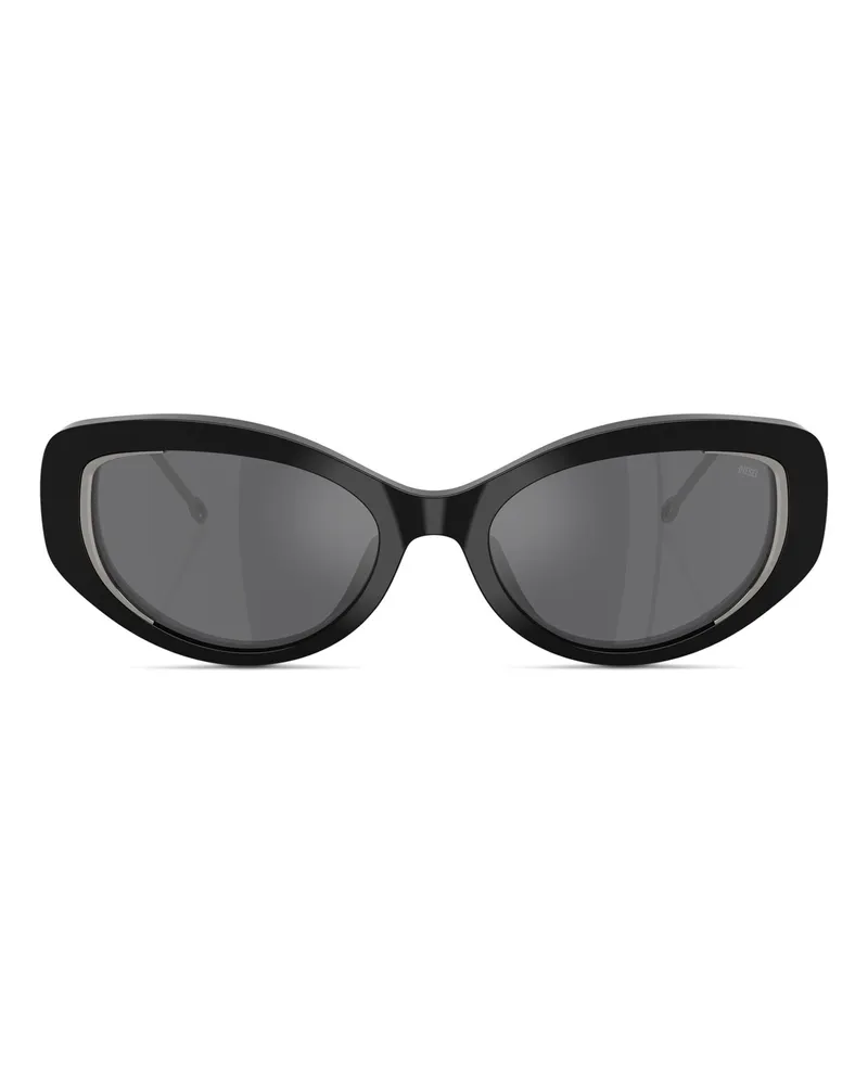 Diesel Softer Katzenaugen-Style Brille - Sonnenbrille - Unisex - Grau Grau