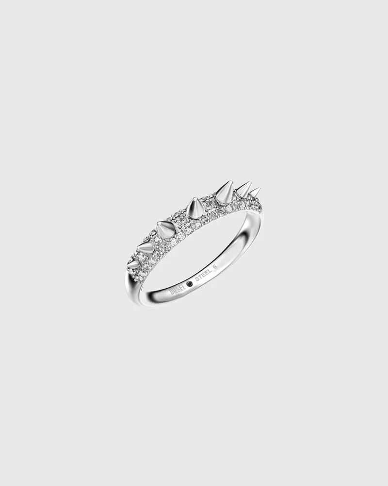 Diesel Bandring aus Edelstahl - Ringe - Unisex - Silber Silber