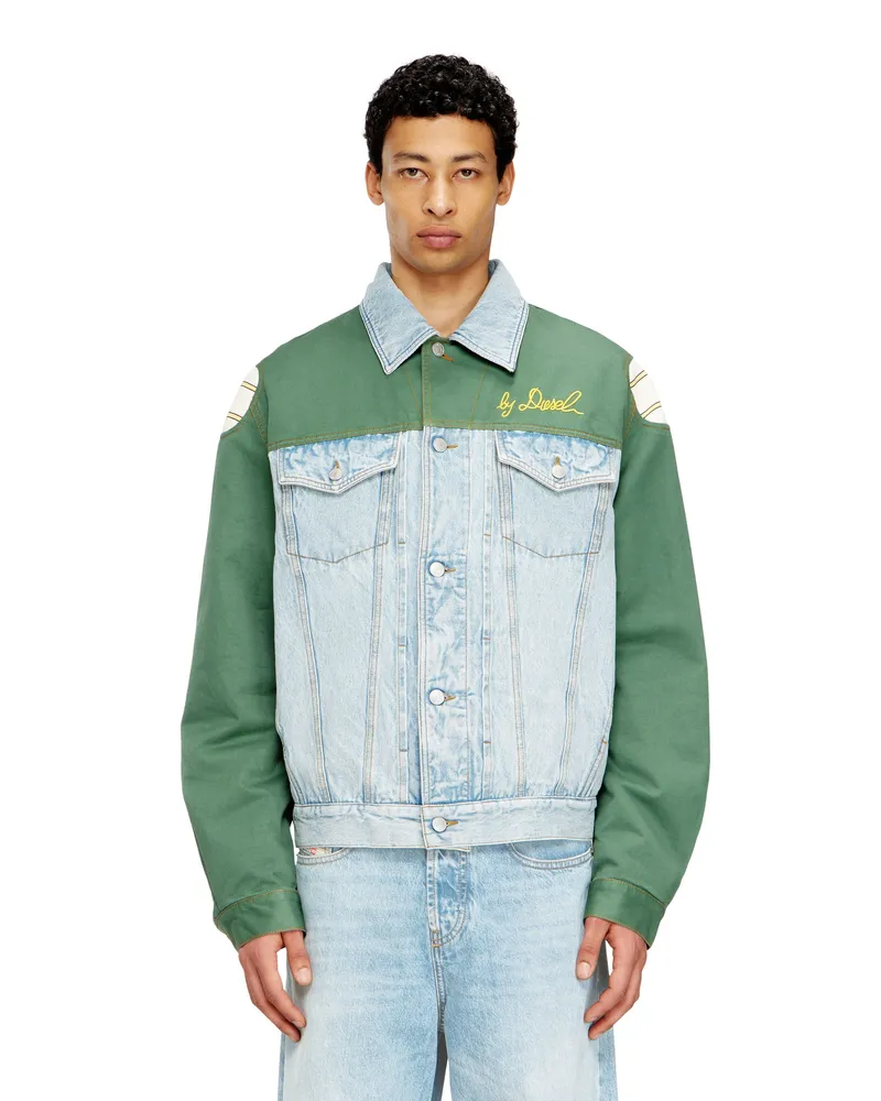 Diesel Jeansjacke mit Baumwoll-Einsatz - Jacken - Unisex - Bunt Bunt