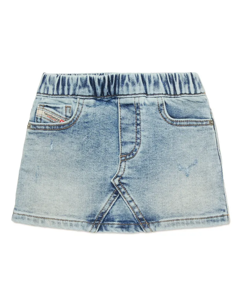 Diesel Kurzer Rock aus JoggJeans mit vielgetragenem Look - Röcke - Damen - Blau Blau
