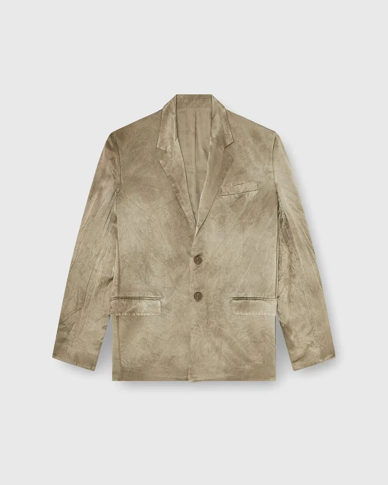 Diesel Blazer aus geknittertem Satin - Jacken - Herren - Braun Braun