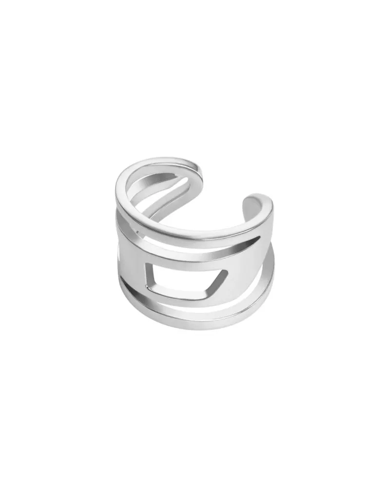 Diesel Ear Cuff aus Edelstahl - Ear Cuffs - Unisex - Silber Silber