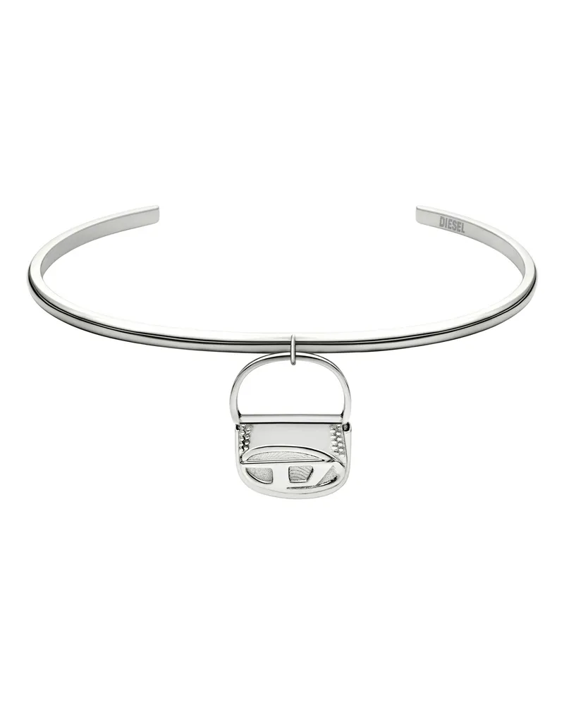 Diesel Armreif aus Edelstahl - Armbänder - Unisex - Silber Silber