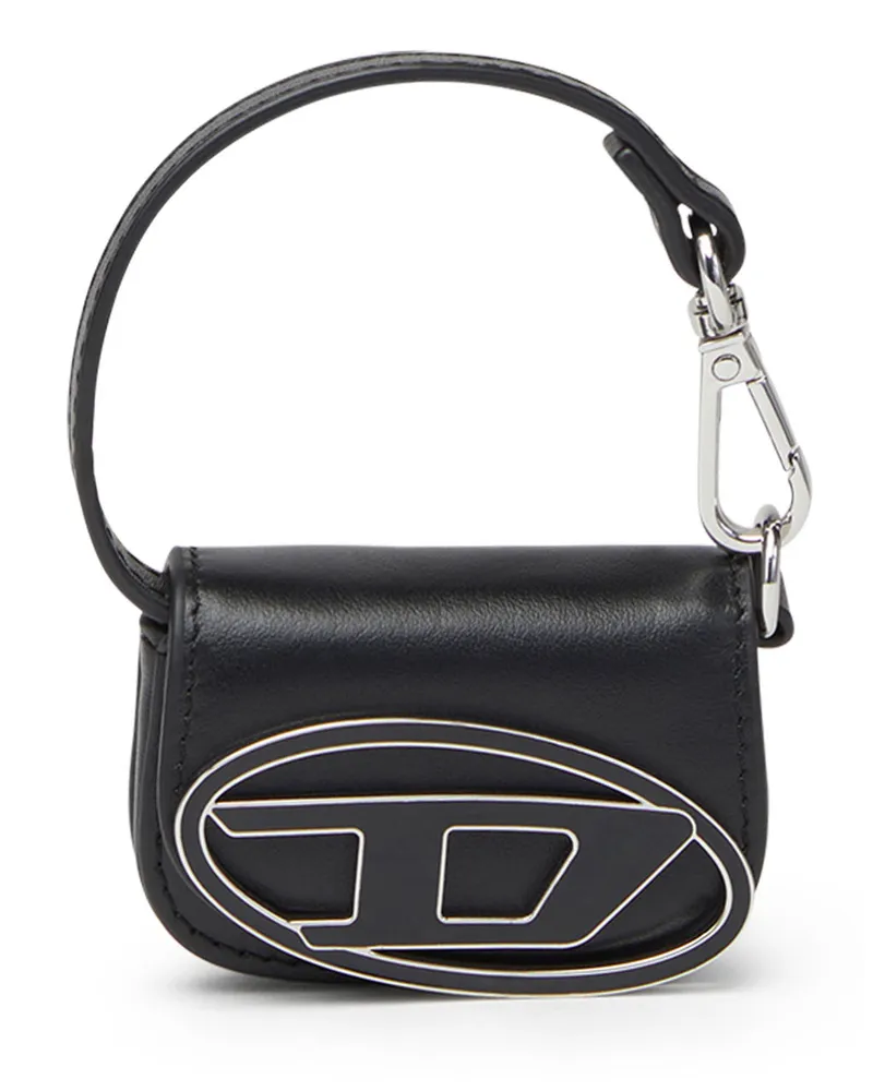 Diesel Taschenanhänger aus Leder - Charms und Schlüsselanhänger - Damen - Schwarz Schwarz