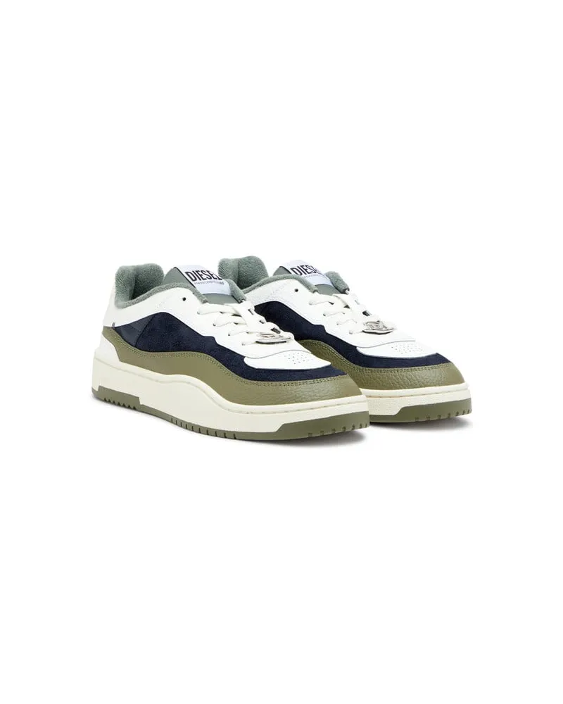 Diesel S-Oval Skate-Sneakers aus Leder - Sneakers - Herren - Bunt Bunt