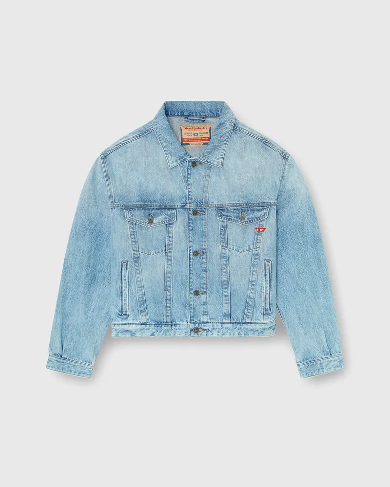 Diesel Trucker-Jacke aus denim - Denim jacken - Unisex - Blau Blau