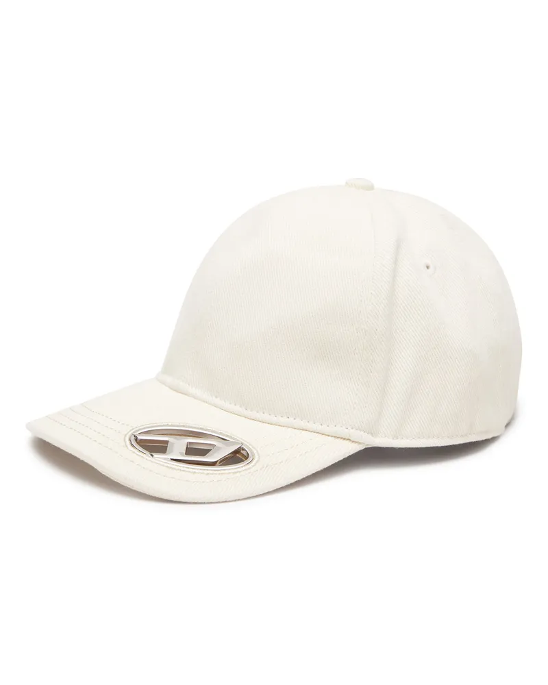 Diesel Basecap mit Oval D-Plakette - Hüte - Herren - Weiss Weiss