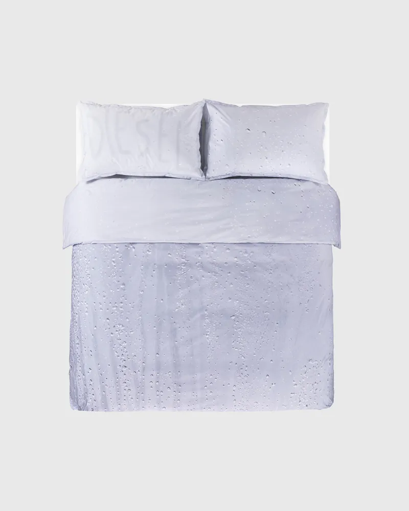 Diesel Perkal-Bettwäsche-Set für Queen-Size-Bett - Bettbezug - Unisex - Grau 