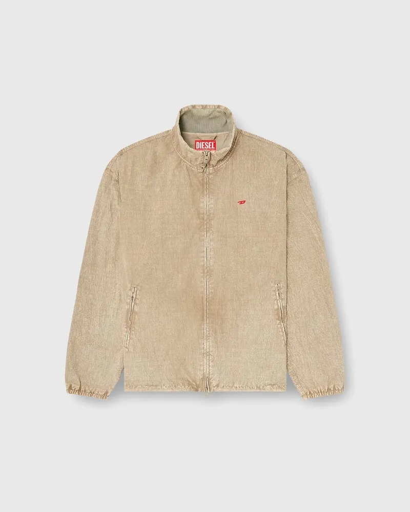 Diesel Jacke aus taslan mit spezieller Beschichtung - Jacken - Herren - Beige Beige
