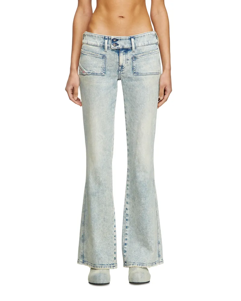 Diesel Bootcut Jeans - D-Hush - Jeans - Damen - Blau Blau