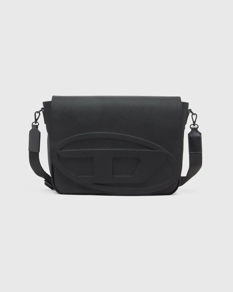 Diesel 1DR-Messenger-Bag aus CORDURA-Nylon - Schultertaschen - Herren - Schwarz Schwarz