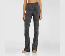 Fared leggings mit Utility-Print - Hosen - Damen - Grau