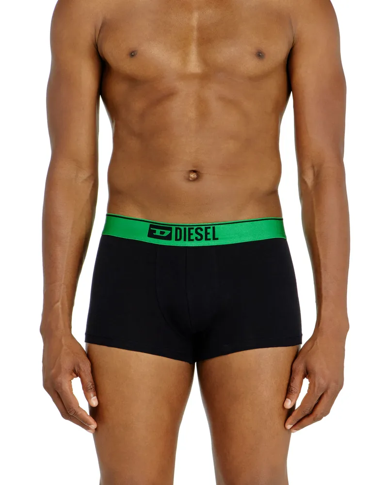 Diesel 3er-Pack Boxershorts mit Metallic-Bund - Boxershorts - Herren - Schwarz Schwarz