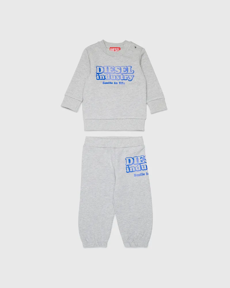 Diesel Baumwoll-Trainingsanzug mit Diesel Industry Print - Latzhosen - Unisex 