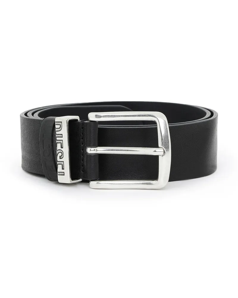 Diesel 3.9cm Gürtel mit Kontrastschlaufen - Gürtel - Herren - Schwarz Schwarz
