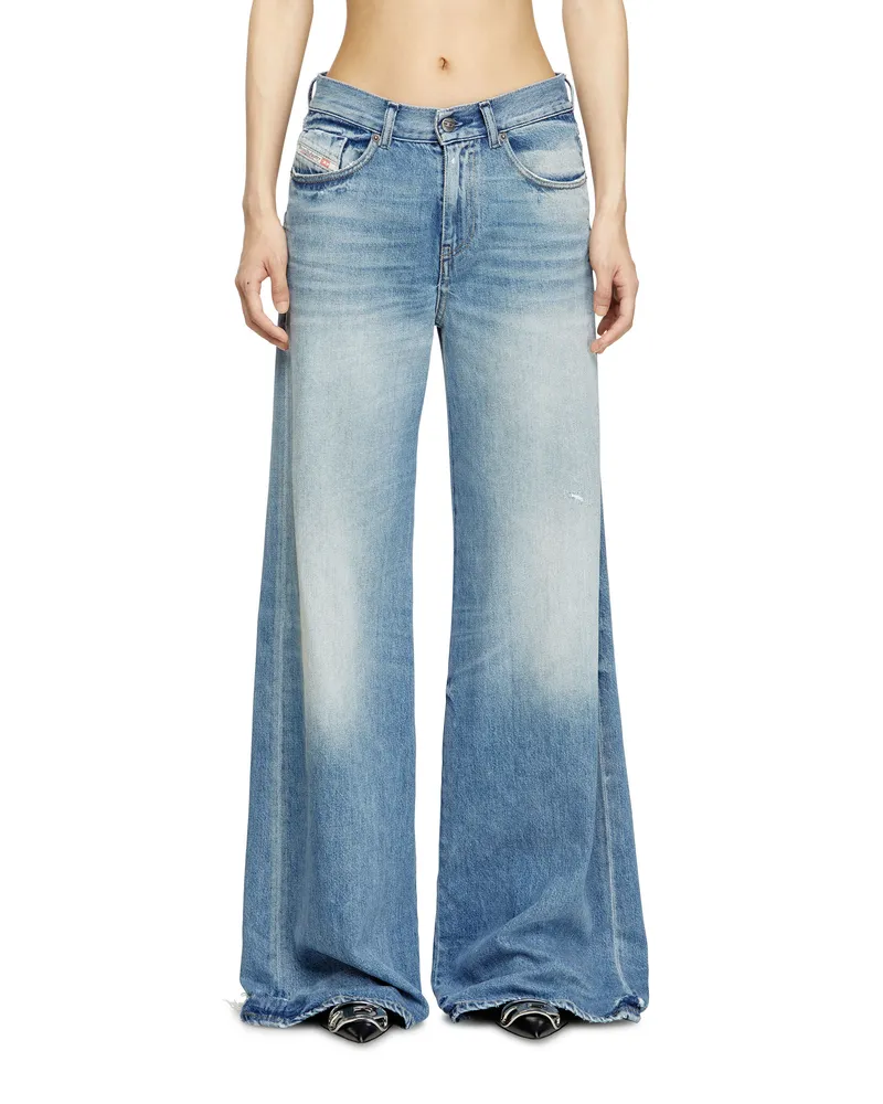 Diesel Flare Jeans - 1978 D-Akemi - Jeans - Damen - Blau Blau