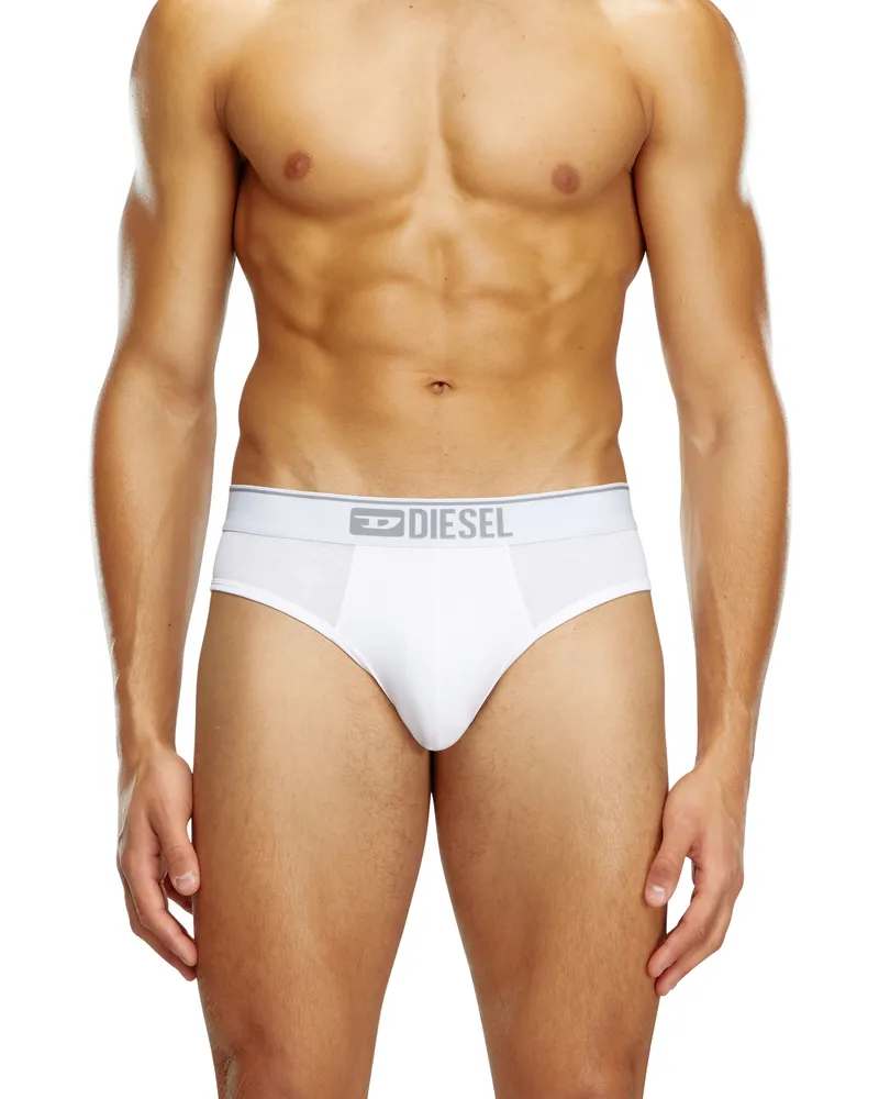 Diesel Einfarbige Logo-Briefs im Dreierpack - Slips - Herren - Bunt Bunt