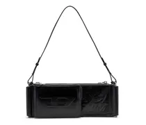 Flag-D-Modular Schultertasche mit geprägtem Logo - Schultertaschen - Unisex - Schwarz